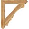 Ekena Millwork Balboa Arts & Crafts Rough Sawn Bracket, Western Red Cedar, 6"W x 44"D x 48"H BKT06X44X48BOA03RWR - alternate 3